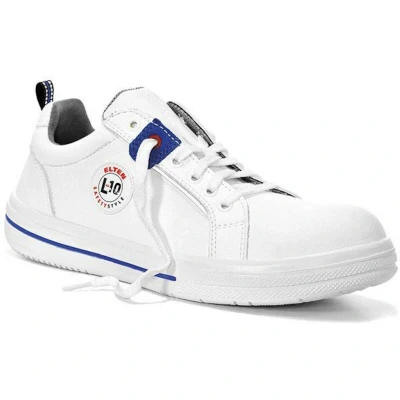 Afbeelding van ELTEN Veiligheidsschoenen GHOST Low ESD S3, heren, sportief, sneakers, licht, wit, stalen neus maat 43