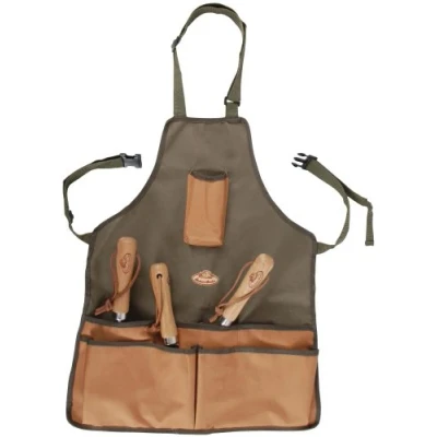 Afbeelding van Esschert Design Tuingereedschapsschort tuinschort, groen, 45,5 x 1 74 cm