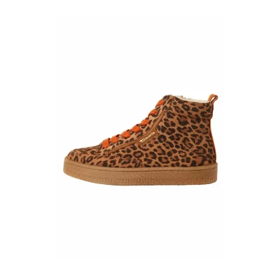 Afbeelding van Tamaris Dames Lace Boot Flat 1 25203 45 enkellaarsjes, luipaard, 36 EU, EU