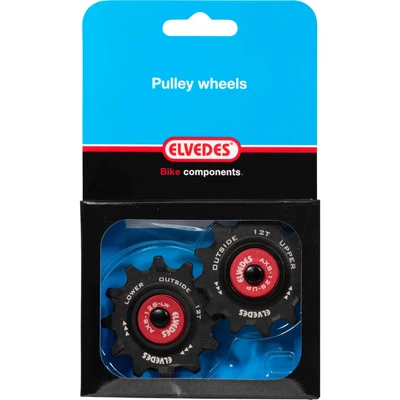 Afbeelding van Elvedes Set derailleurwieltjes 12T+12T keramisch