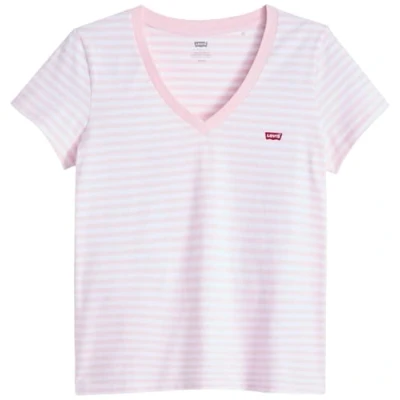 Afbeelding van Levi&#039;s Perfect V NECK Tshirt print, Dames, Maat: XS, potpourri