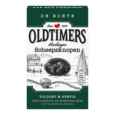 Afbeelding van Oldtimers Scheepsknopen Drop 235 gr 6 doosjes