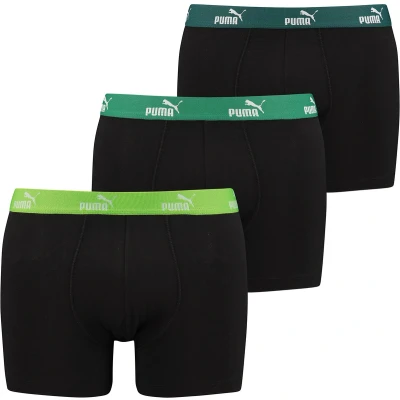 Afbeelding van PUMA Heren onderbroek shorts Promo Boxer 3 pack, 002 Black Grey Combo, M