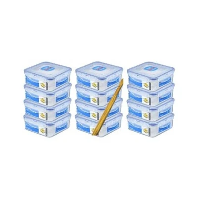 Afbeelding van Lock&amp;Lock HPL823 Multifunctionele dozen, 9 stuks, x 870 ml, met deksel