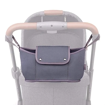 Afbeelding van Zamboo Buggy Organizer Universeel Neopreen Kinderwagentas Grijs