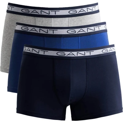Afbeelding van GANT Basic Trunk 3 PACK Onderbroeken, Heren, Maat: Small, Light grey melange
