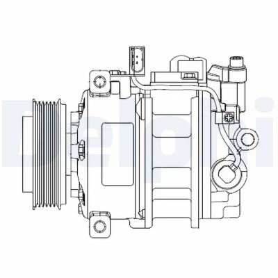 Afbeelding van Delphi Diesel Airco compressor CS20522