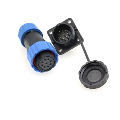 Afbeelding van ZBLZGP Vrouwelijke Plug Mannelijke Socket SD20 Connector Plastic Waterdichte Luchtvaart IP68 Panel Mount 9 Pin Power Kabel voor LED Verlichting Outdoor