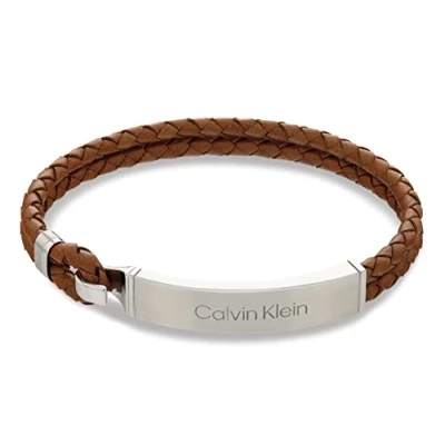 Afbeelding van Calvin Klein Armband, Heren, Maat: One Size, Silber braun
