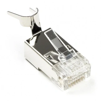 Afbeelding van RJ45 connector Cat6a/Cat7 S/FTP (Voor soepele en stugge kern)