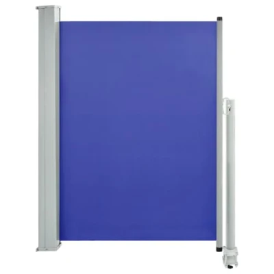 Afbeelding van Tuinscherm uittrekbaar 100x300 cm blauw