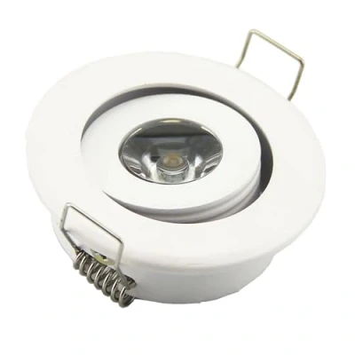 Afbeelding van JOYINLED Set van 10 3 W mini inbouwspots, warmwit, kleine uitsparing, gatgrootte 4 4,5 cm, met led driver, zwenkspots voor doe het zelf vitrineverlichting thuis, 3000 K