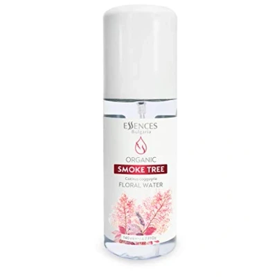 Afbeelding van Essences Bulgaria Biologische Rookboom Bloemen Water 140ml 100% Puur en Natuurlijk Spray voor Gezicht, Lichaam Haar Reiniging Toning Alcoholvrij Uitstekend Hydraterend Veganistisch