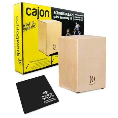 Afbeelding van Schlagwerk Cajon CBA 1S bouwpakket + keepdrum pad zitkussen CP 01