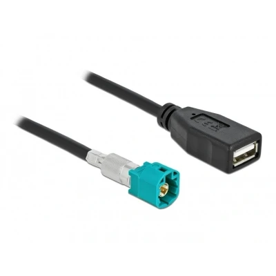 Afbeelding van Delock Kabel HSD Z mannelijk naar USB 2.0 Type A vrouwelijk 0.5 m De