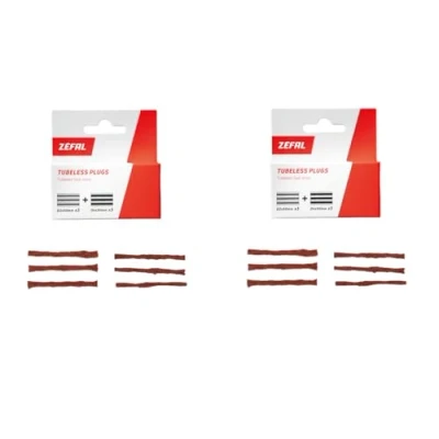 Afbeelding van ZEFAL tubeless Plugs set van twee dozen met reparatiebits voor tubless banden boren gebruik een reparatieset 3 x Ø 2 mm + 4 per doos