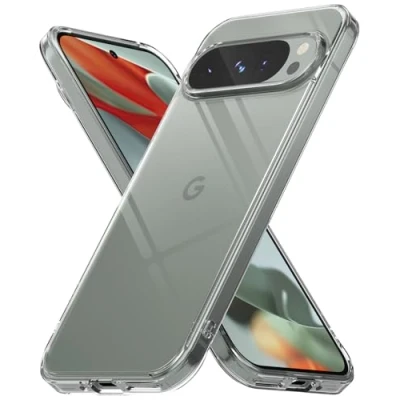 Afbeelding van Ringke Fusion Compatibel met Google Pixel 9/9 Pro Case, Transparant Phone Cover Schokbestendig Bumper Hoesje Clear
