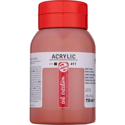 Afbeelding van Talens Art Creation acrylverf flacon van 750 ml, sienna gebrand