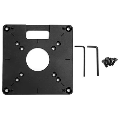 Afbeelding van Router Base Plate, Aluminiumlegering Frezen Flip Board Houtbewerking Trimmen Machine Plate Hardware Accessoire