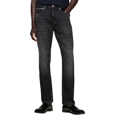 Afbeelding van Tommy Hilfiger Mercer Faded Straight leg jeans, Heren, Maat: 32x30, Tundra black