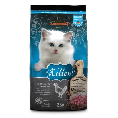 Afbeelding van Leonardo Kitten Gevogelte Kattenvoer 2 kg