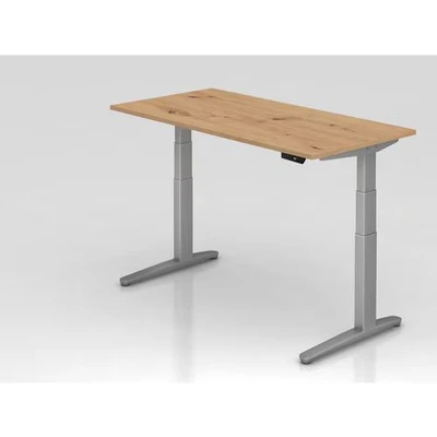 Afbeelding van XBHM 16 SS Bureau 160 x 80 Knoestige Eiken Tafelhoogte I Elektrisch in hoogte verstelbaar