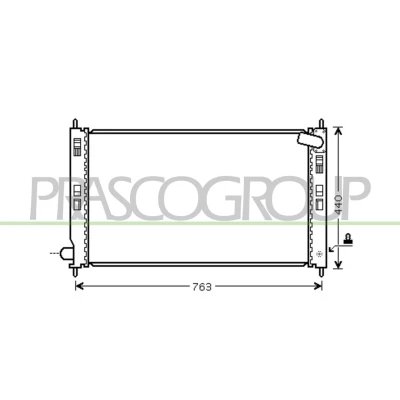 Afbeelding van Radiateur PRASCO CI802R001