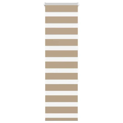 Afbeelding van vidaXL Zebra Blind 40x150 cm stofbreedte 35,9 polyester zandbruin