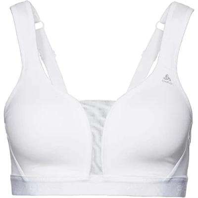 Afbeelding van Sport BH Odlo Women Bra Padded High B Cup White Maat 85