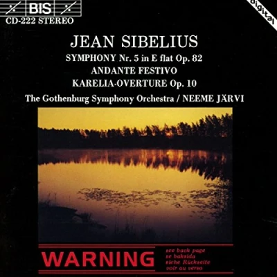 Afbeelding van Gothenburg Symphony Orchestra Sibelius: (Compl.Ed. 6), No.5 (CD)