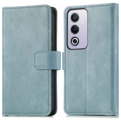 Afbeelding van Oppo A80 (5G) Hoesje Kunstleder imoshion Bookcase Lichtblauw Telefoonhoesje