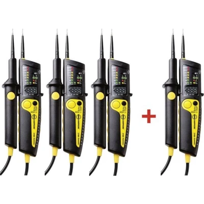 Afbeelding van Beha Amprobe 2100 GAMMA BUNDLE Tweepolige spanningstester CAT III 1000 V, IV 600 V Akoestisch, LCD, LED, Vibratie