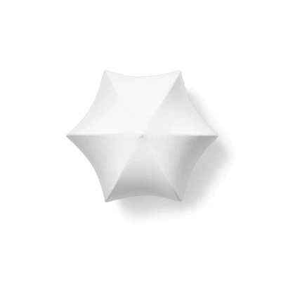 Afbeelding van ferm LIVING Poem Wandlamp Ø36 White/Cashmere
