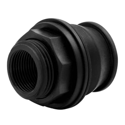 Afbeelding van VARIOSAN PUSH IN tankdoorvoer 16331, 3/4&quot; x 1/2&quot;, PP, zwart