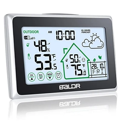 Afbeelding van Weerstation met display BD 909 wit