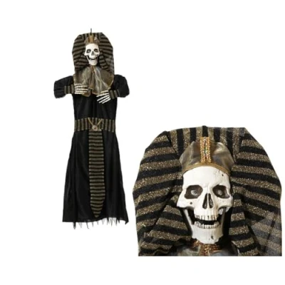 Afbeelding van Halloween Decoraties Farao Skelet 130 x 100 cm