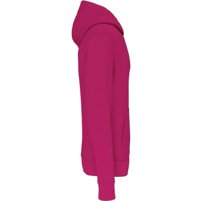 Afbeelding van Kariban Ecologische kindersweater met capuchon K4029 Fuchsia