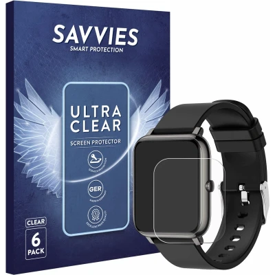 Afbeelding van Savvies Screenprotector voor Popglory IP67 1.4&quot; Folie Beschermfolie transparant (6 Stuks)