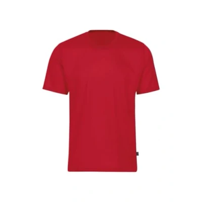 Afbeelding van Trigema Heren T shirt van 100% katoen, rood (kersen), XS