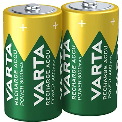 Afbeelding van VARTA oplaadbare accu Ready2Use C 3000 mAh 2 Pack zwart
