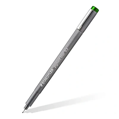 Afbeelding van Staedtler Pigment liner 03 mm Groen