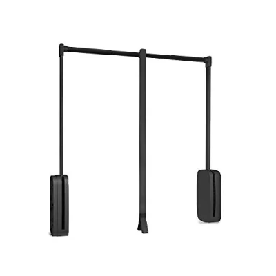 Afbeelding van Emuca Appendiabiti per armadio Sling, 450 600mm, Titanio, Acciaio e Tecnoplastica.