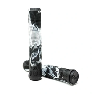 Afbeelding van CORE Pro stuurgrepen, super zachte 170 mm lange hals universele fietsgrip past op alle stuntscooters BMX en mountainbikes, premium comfort fietshandgreep leisteen (wit marmer)