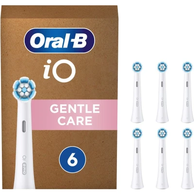 Afbeelding van Oral B Opzetborstels iO Gentle Care Wit 6 stuks