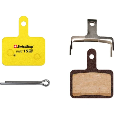 Afbeelding van SwissStop RS fietsremblokken model D15 voor Shimano/TRP/Tektro/Quad remklauwen, geel