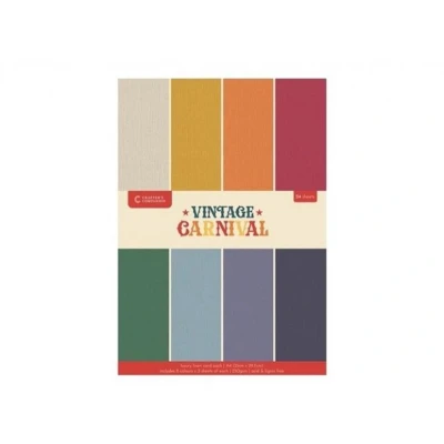 Afbeelding van CC Vintage Carnival Luxury Linen Cardstock A4