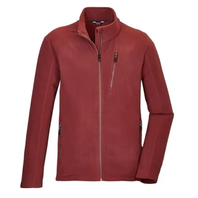Afbeelding van killtec heren Fleecejack met opstaande kraag KOW 84 MN FLC JCKT, gebranntes rot, 4XL, 41826 000