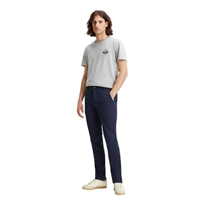 Afbeelding van Dockers Alpha Skinny Navy maat W 34 L 30 Heren Chino met fit Pasvorm Stretch
