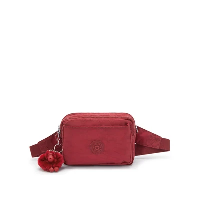 Afbeelding van Kipling ABANU mini crossbodytas Gratis thuisbezorgd! Funky Red