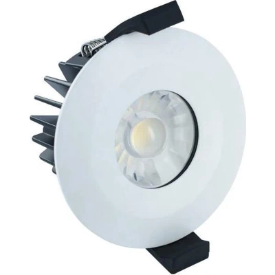 Afbeelding van Led Downlighter 6w, 430 Lumen, 3000K Warm Wit, IP65, Dimbaar, Ø 70mm gatmaat
